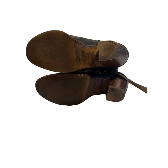 ACNE STUDIOS Pistol Contrast Boots Black Leather in Size 37/US 6.5 - Picture 7 of 8